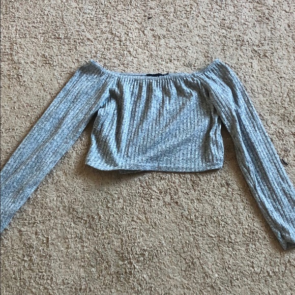 Grey crop top - Picture 1 of 1